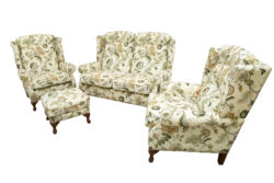 Custom Lounge Suite In Floral Fabric