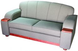 Custom designed quality fabric lounge