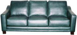 Bespoke designed leather settee