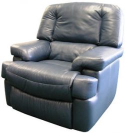 Black Grand Leather Recliner