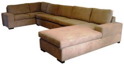 Custom made lounge with chaise