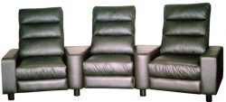 Custom made theater room lounge suite