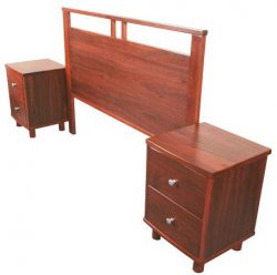 Custom made jarrah bedroom furniture