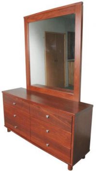 Custom designed jarrah dressing table
