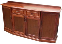 Custom built jarrah buffet