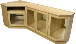 Custom built pine entertainment unit