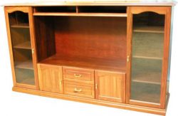 Custom designed entertainment and display cabinet