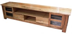 Bespoke marri wood entertainment unit