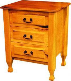 Custom built bedside table