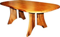 Custom built dining table