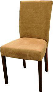 Custom made fabric dining chair
