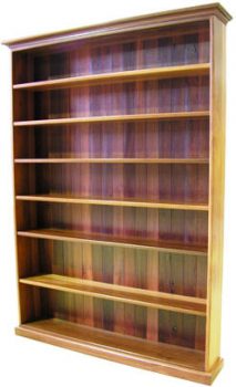 Hand crafted wooden book shelf
