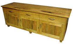 Custom made wood cabinet
