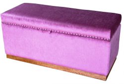 Bespoke Ottoman in Purple