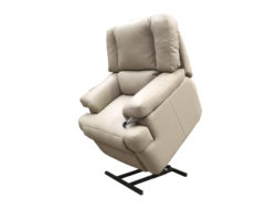Cream Leather Chair